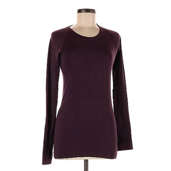 Lululemon Swiftly Tech Long Sleeve Heathered Black - Picture 1 of 1